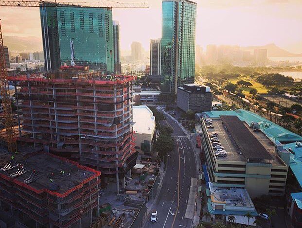 We fell in love with this photo from our construction team member @racheldenzer, Anaha in the morning light. #WeAreWard #WardVillage #Anaha