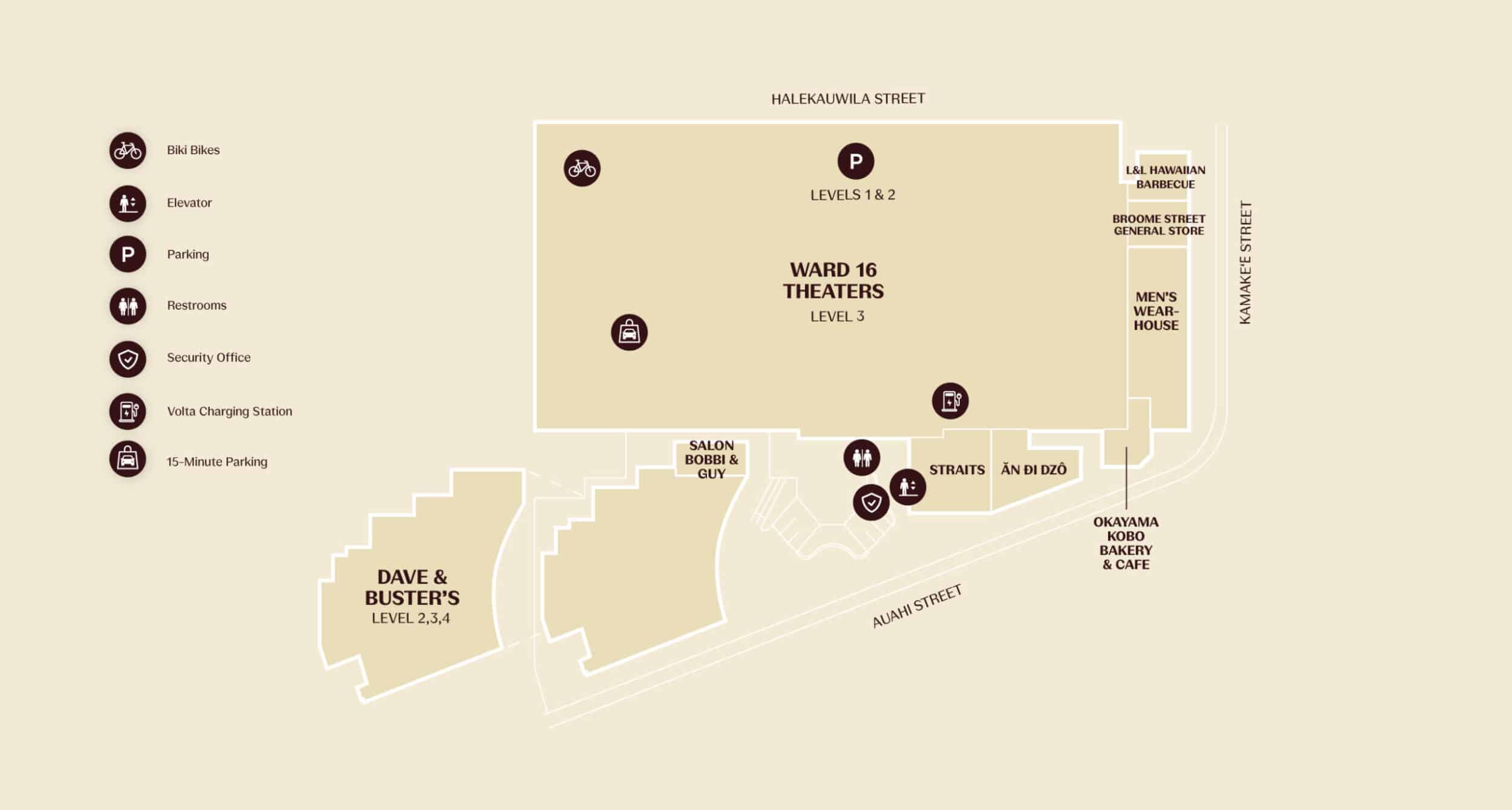 Ward Entertainment Center Floorplan